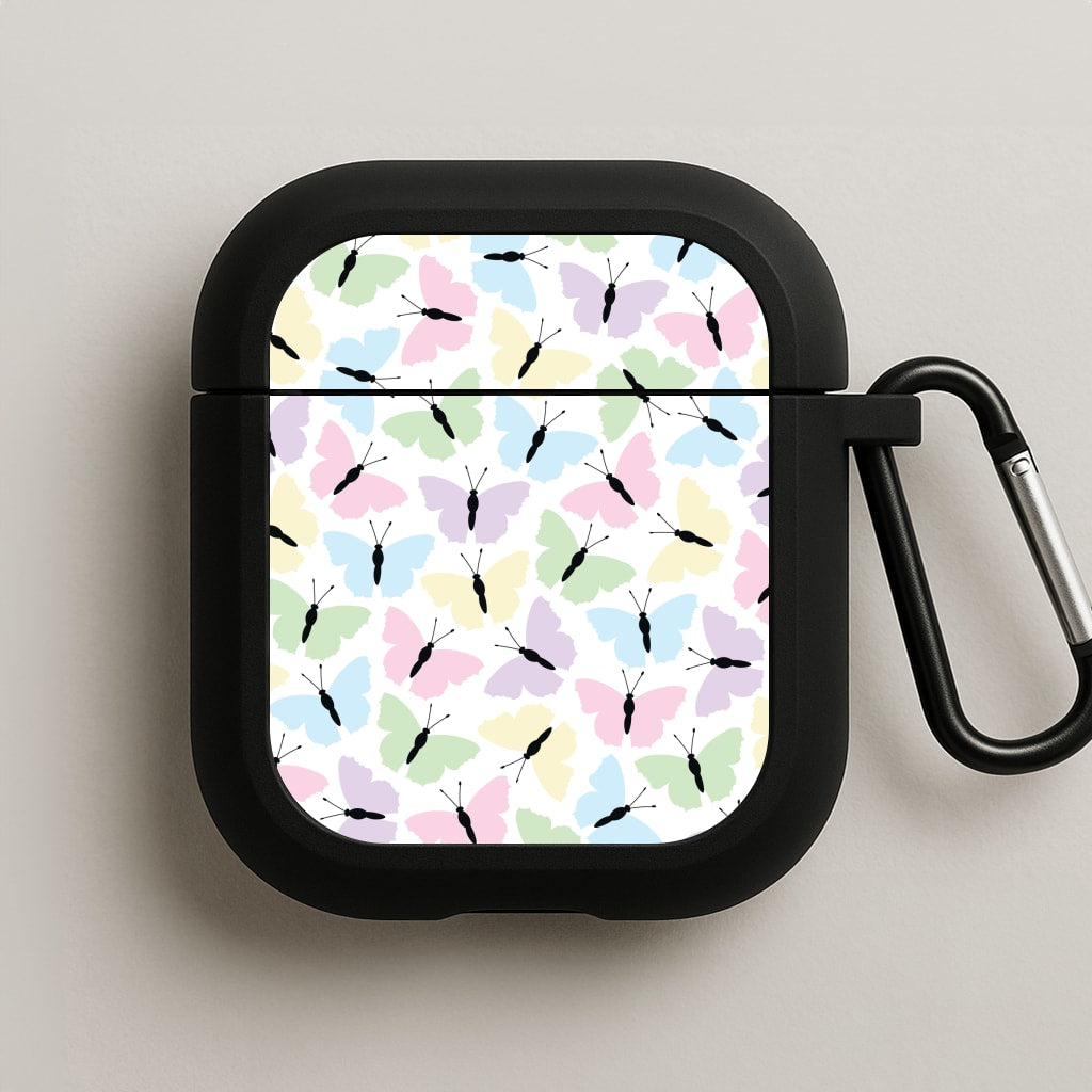 Multi Coloured Butterfly - Butterfly Patterns AirPods Case