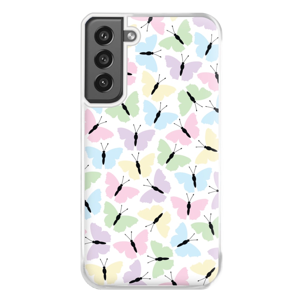 Multi Coloured Butterfly - Butterfly Patterns Phone Case for Galaxy S21FE