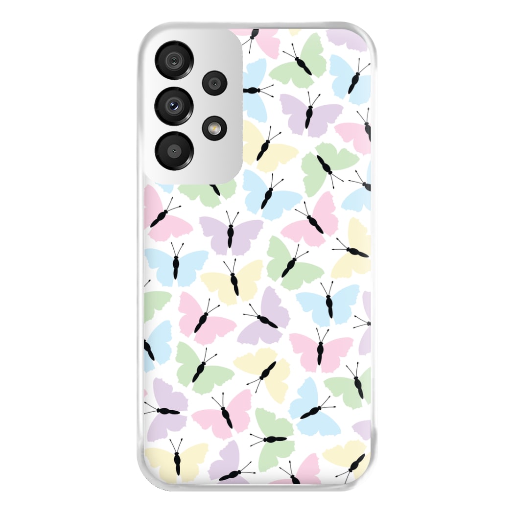 Multi Coloured Butterfly - Butterfly Patterns Phone Case for Galaxy A33