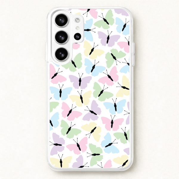Multi Coloured Butterfly - Butterfly Patterns Phone Case for Galaxy S26 Ultra
