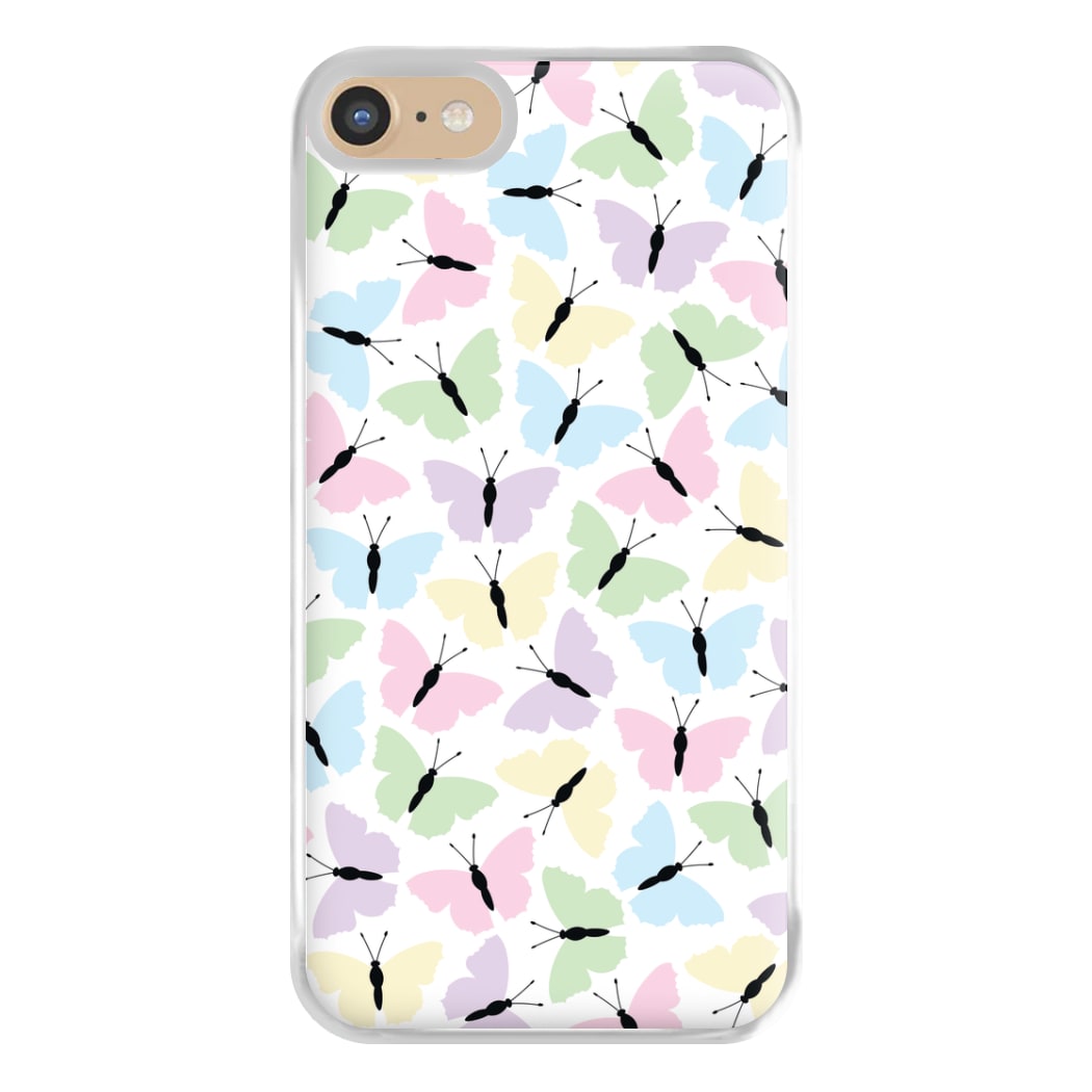 Multi Coloured Butterfly - Butterfly Patterns Phone Case for iPhone 6 / 7 / 8 / SE