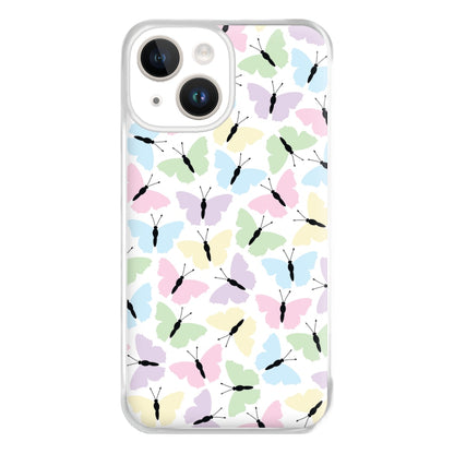 Multi Coloured Butterfly - Butterfly Patterns Phone Case for iPhone 14