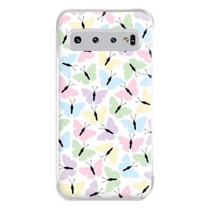 Multi Coloured Butterfly - Butterfly Patterns Phone Case for Galaxy S10 Plus