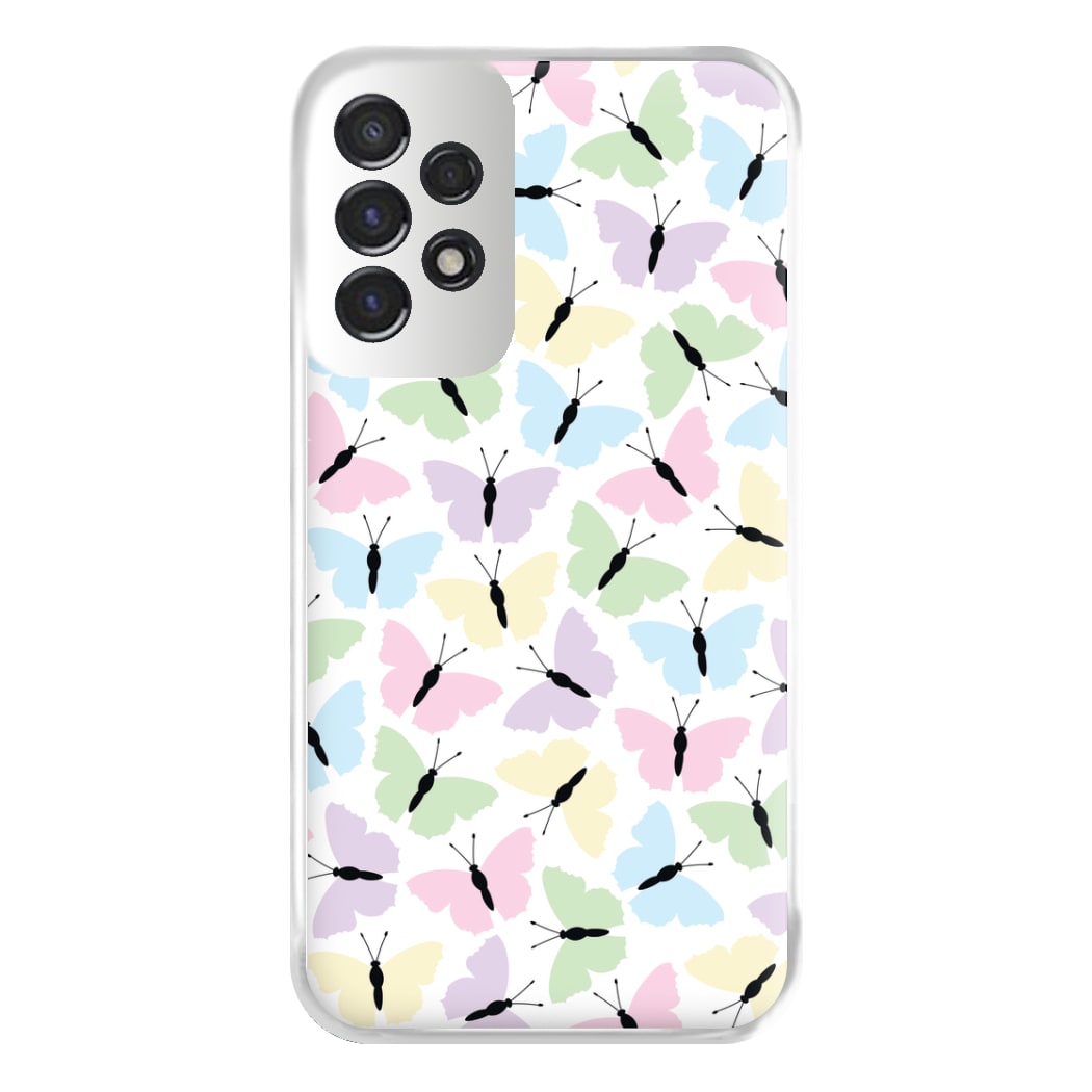 Multi Coloured Butterfly - Butterfly Patterns Phone Case for Galaxy A53