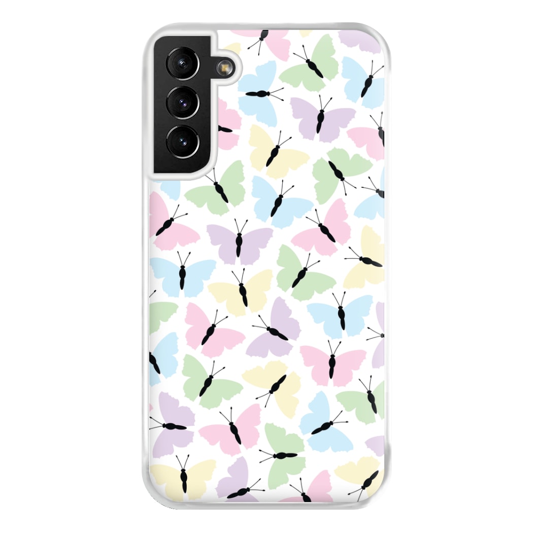 Multi Coloured Butterfly - Butterfly Patterns Phone Case for Galaxy S21 Plus