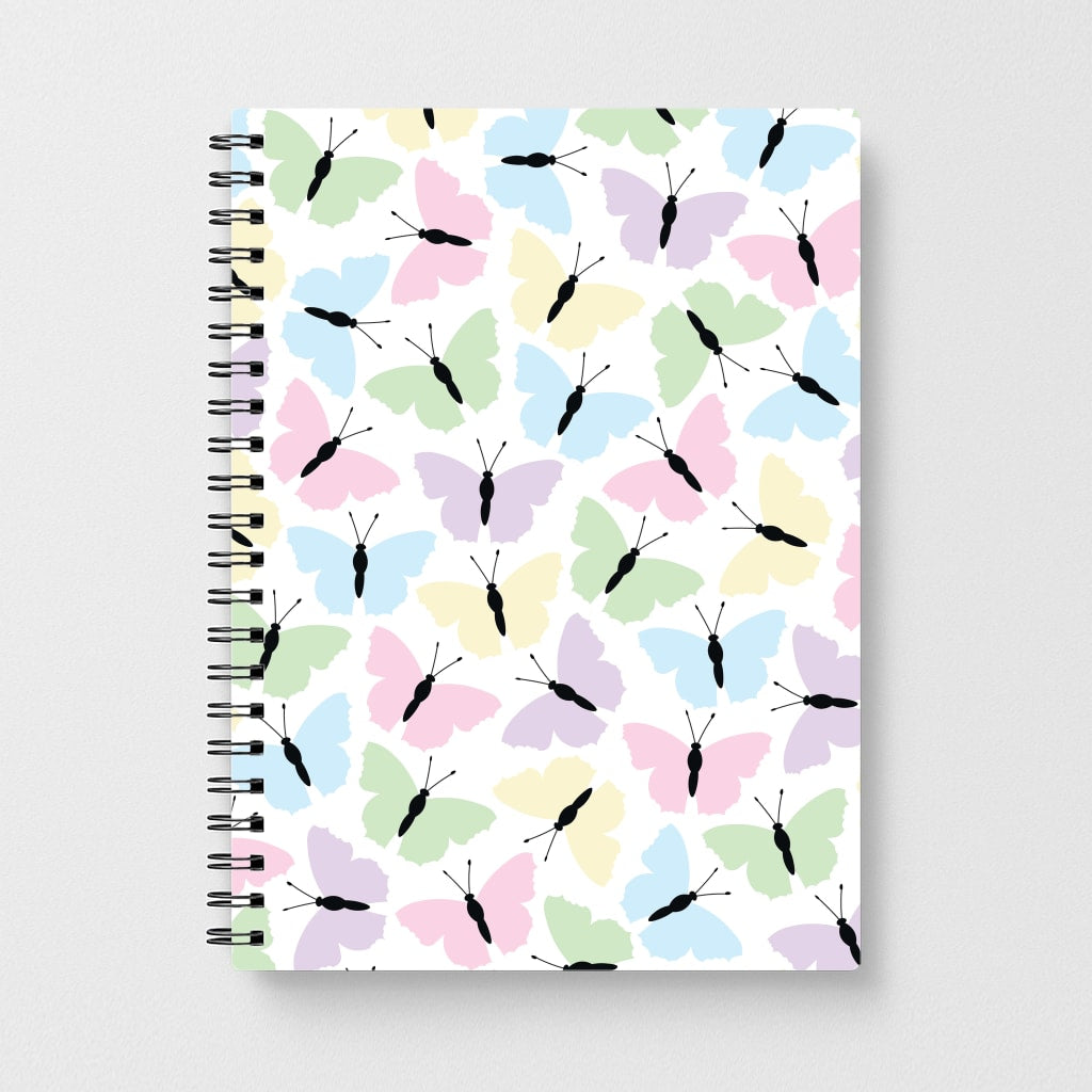 Multi Coloured Butterfly - Butterfly Patterns Notebook