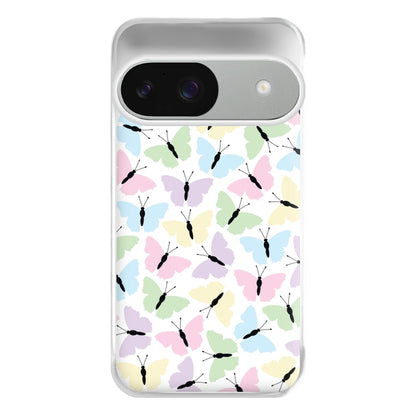 Multi Coloured Butterfly - Butterfly Patterns Phone Case for Google Pixel 9 / 9 Pro