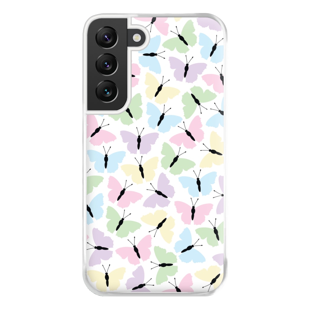 Multi Coloured Butterfly - Butterfly Patterns Phone Case for Galaxy S22 Plus