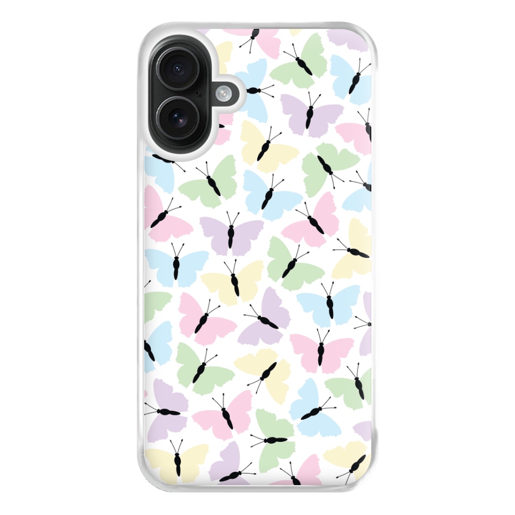 Multi Coloured Butterfly - Butterfly Patterns Phone Case for iPhone 16 Plus