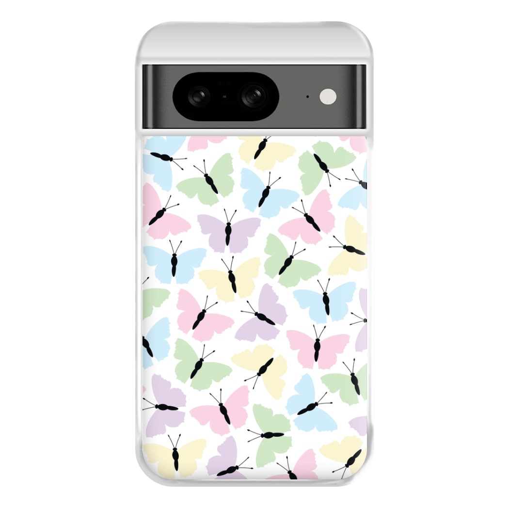 Multi Coloured Butterfly - Butterfly Patterns Phone Case for Google Pixel 8