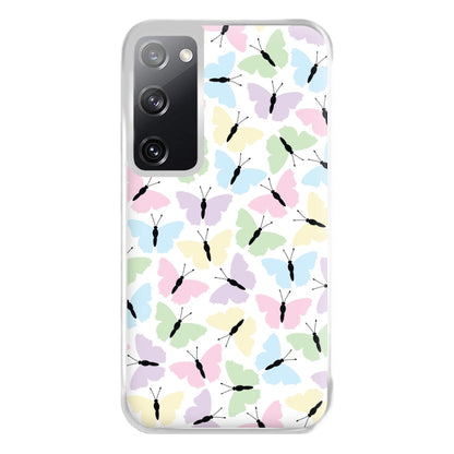 Multi Coloured Butterfly - Butterfly Patterns Phone Case for Galaxy S20