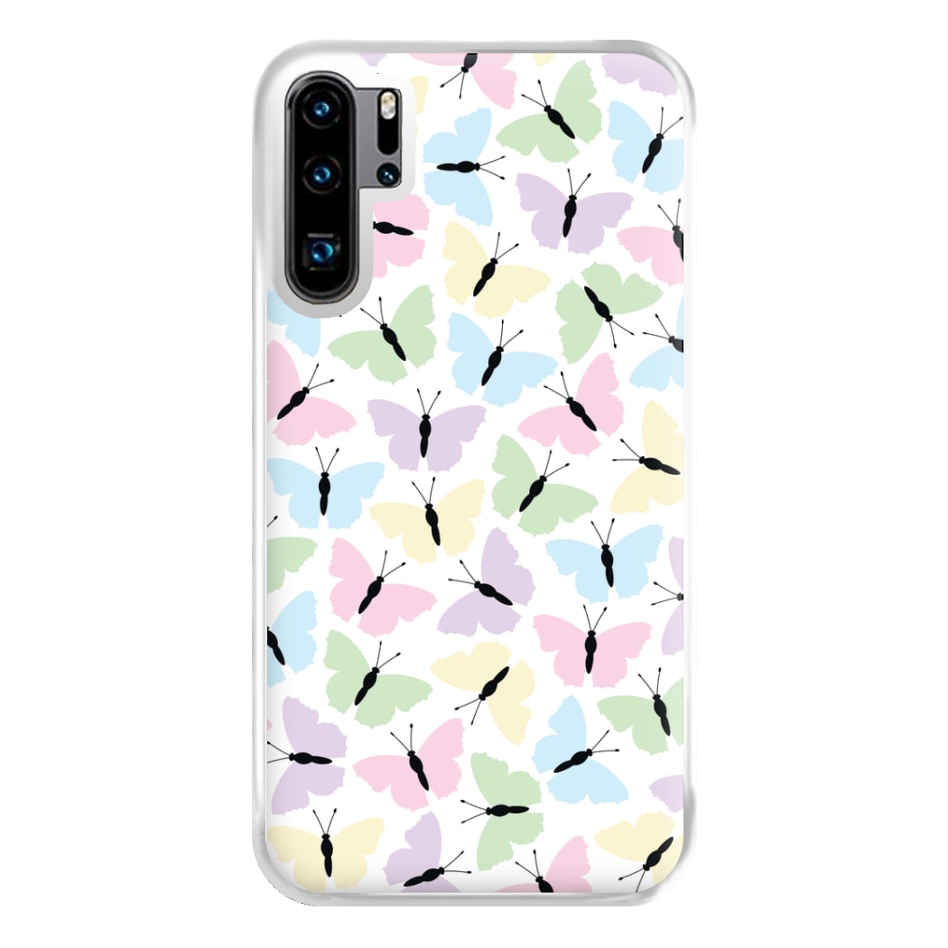 Multi Coloured Butterfly - Butterfly Patterns Phone Case for Huawei P30 Pro