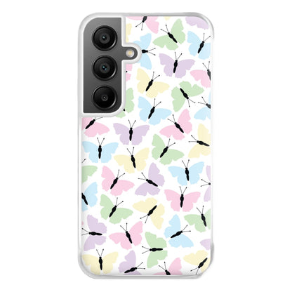 Multi Coloured Butterfly - Butterfly Patterns Phone Case for Galaxy A55