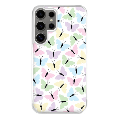 Multi Coloured Butterfly - Butterfly Patterns Phone Case for Galaxy S24 Ultra