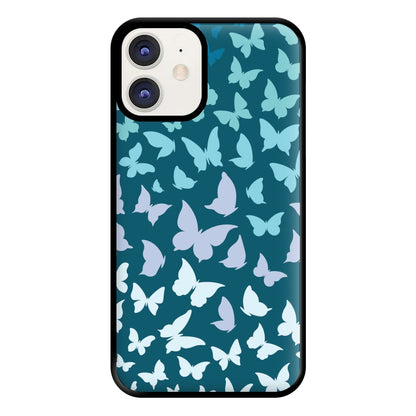 Blue Gradient Butterfly - Butterfly Patterns Phone Case for iPhone 11