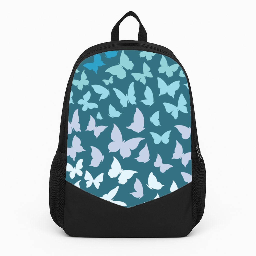 Blue Gradient Butterfly - Butterfly Patterns Backpack