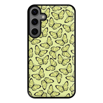 Yellow And Black Butterfly - Butterfly Patterns Phone Case for Galaxy S23FE