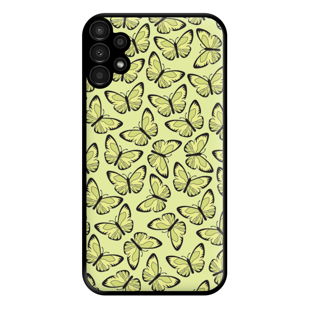 Yellow And Black Butterfly - Butterfly Patterns Phone Case for Galaxy A13