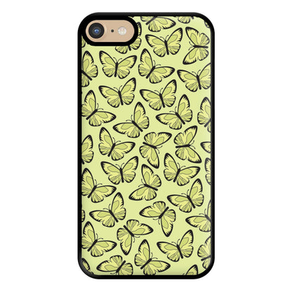 Yellow And Black Butterfly - Butterfly Patterns Phone Case for iPhone 6 / 7 / 8 / SE