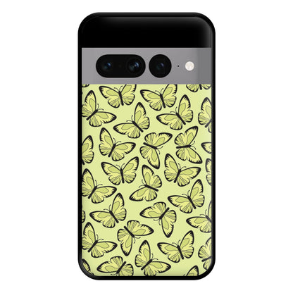 Yellow And Black Butterfly - Butterfly Patterns Phone Case for Google Pixel 7 Pro