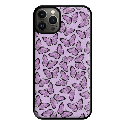 Purple Butterfly - Butterfly Patterns Phone Case for iPhone 13