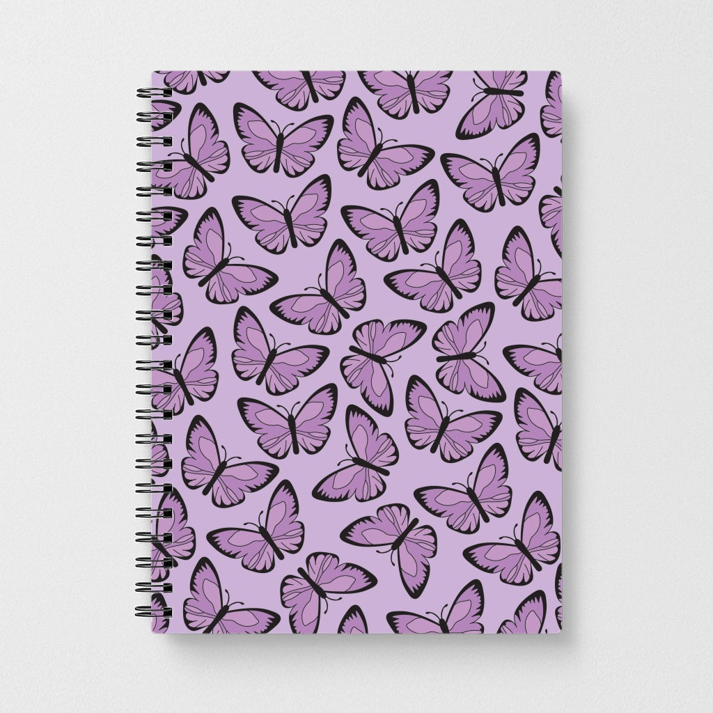 Purple Butterfly - Butterfly Patterns Notebook