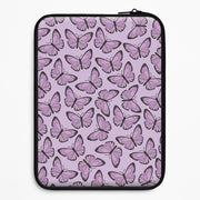 Purple Butterfly - Butterfly Patterns Laptop Sleeve 1