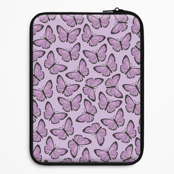 Purple Butterfly - Butterfly Patterns Universal Laptop Sleeve