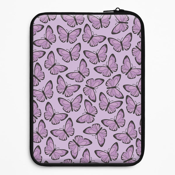 Purple Butterfly - Butterfly Patterns Universal Laptop Sleeve