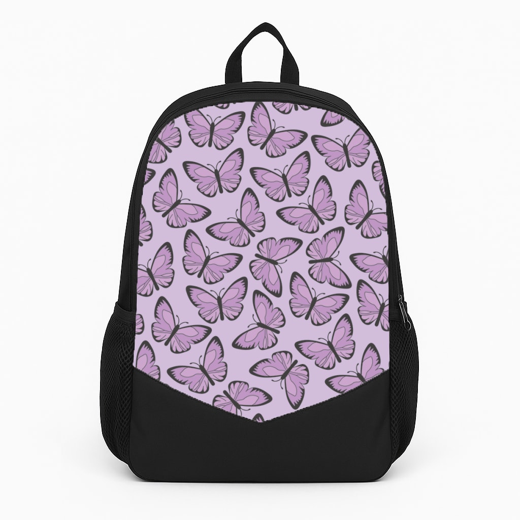 Purple Butterfly - Butterfly Patterns Backpack