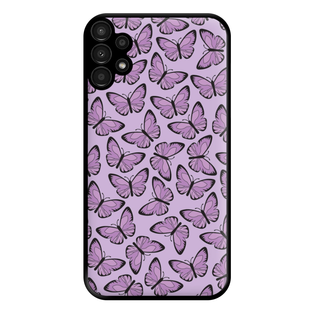 Purple Butterfly - Butterfly Patterns Phone Case for Galaxy A13