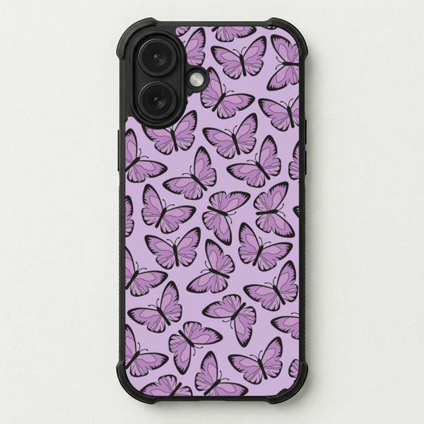 Purple Butterfly - Butterfly Patterns Phone Case — Bumper case