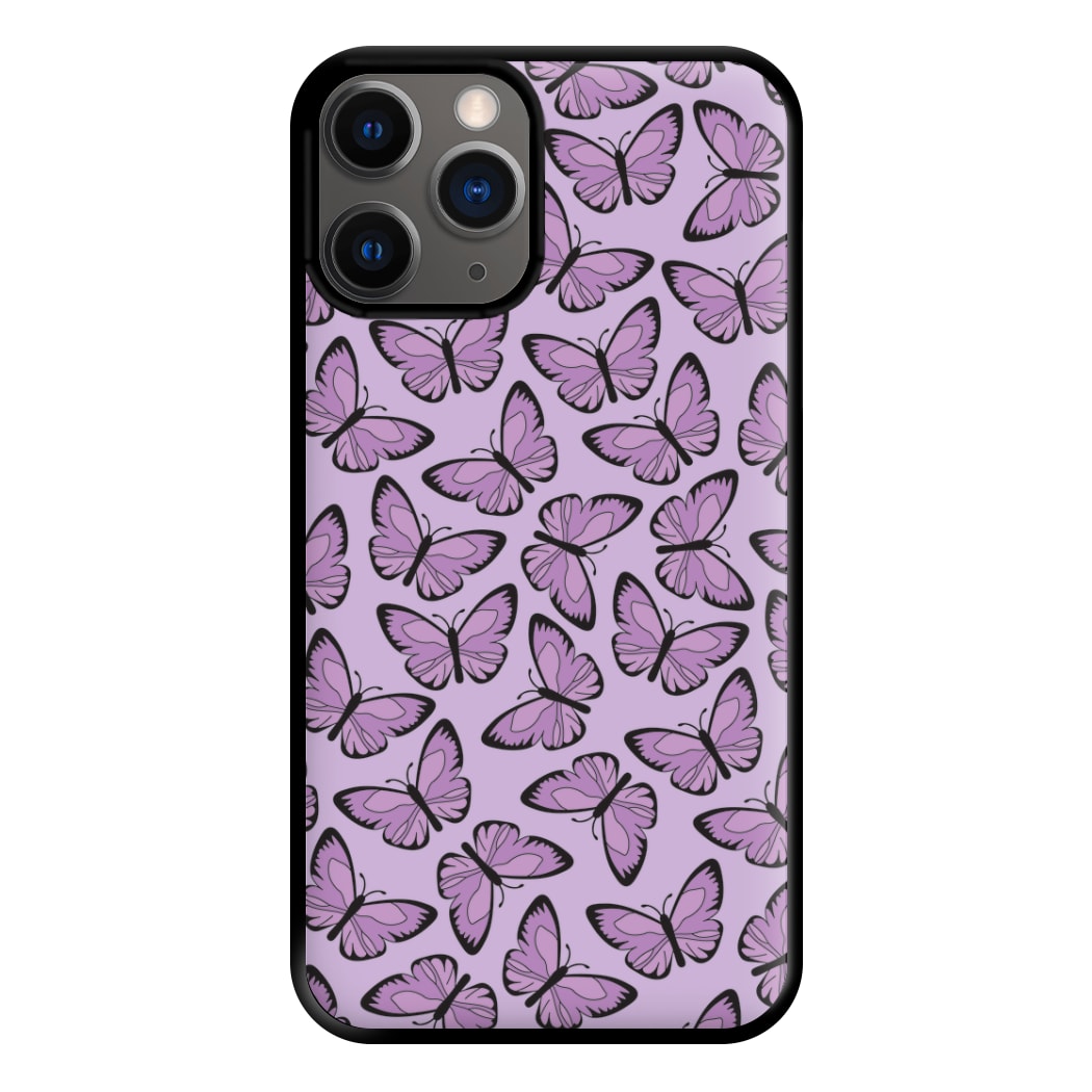 Purple Butterfly - Butterfly Patterns Phone Case for iPhone 12 Pro Max