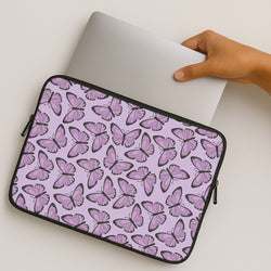 Purple Butterfly - Butterfly Patterns MacBook Case
