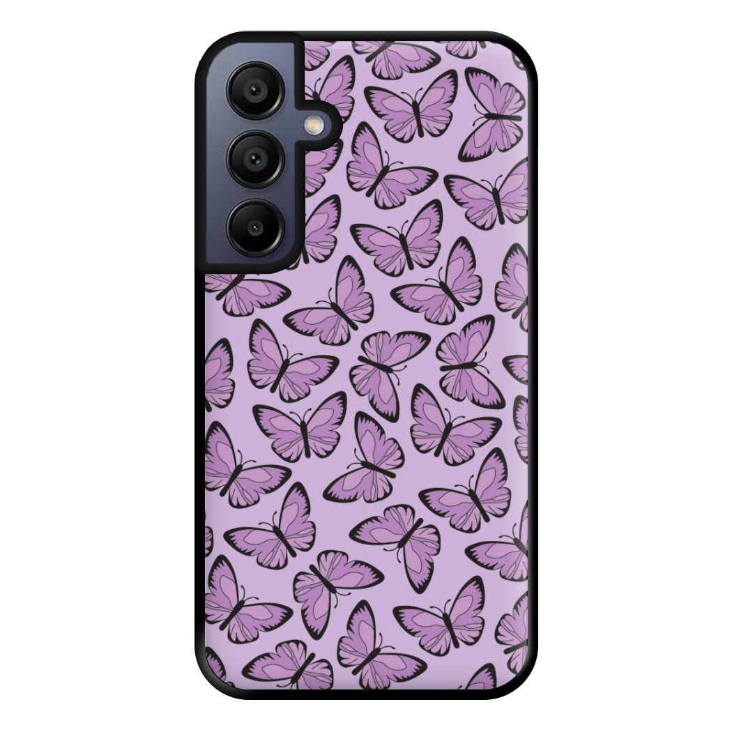 Purple Butterfly - Butterfly Patterns Phone Case for Galaxy A15