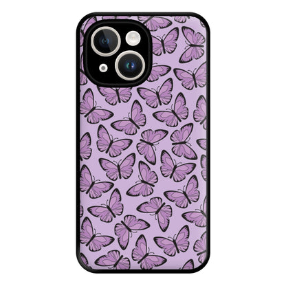 Purple Butterfly - Butterfly Patterns Phone Case for iPhone 14 Plus