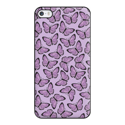 Purple Butterfly - Butterfly Patterns Phone Case for iPhone 5 / 5s / SE 2016