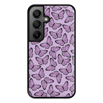 Purple Butterfly - Butterfly Patterns Phone Case for Google Pixel 8