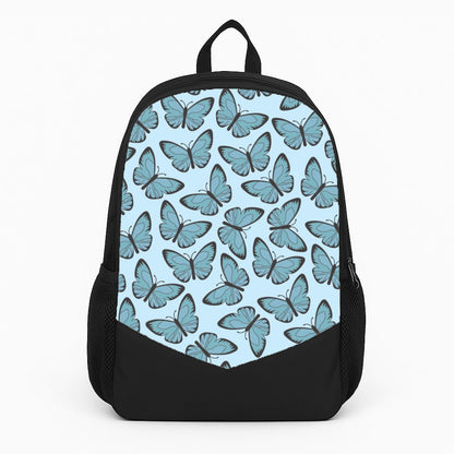 Blue Butterfly - Butterfly Patterns Large Backpack