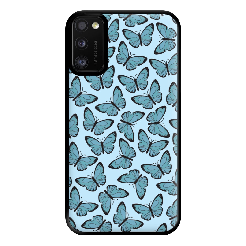 Blue Butterfly - Butterfly Patterns Phone Case for Galaxy A41