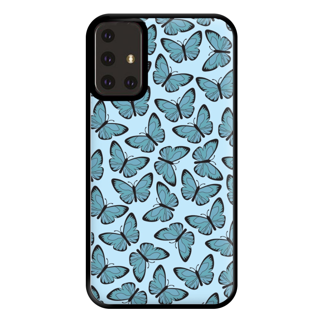 Blue Butterfly - Butterfly Patterns Phone Case for Galaxy A71