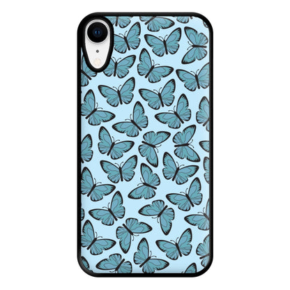 Blue Butterfly - Butterfly Patterns Phone Case for iPhone XR