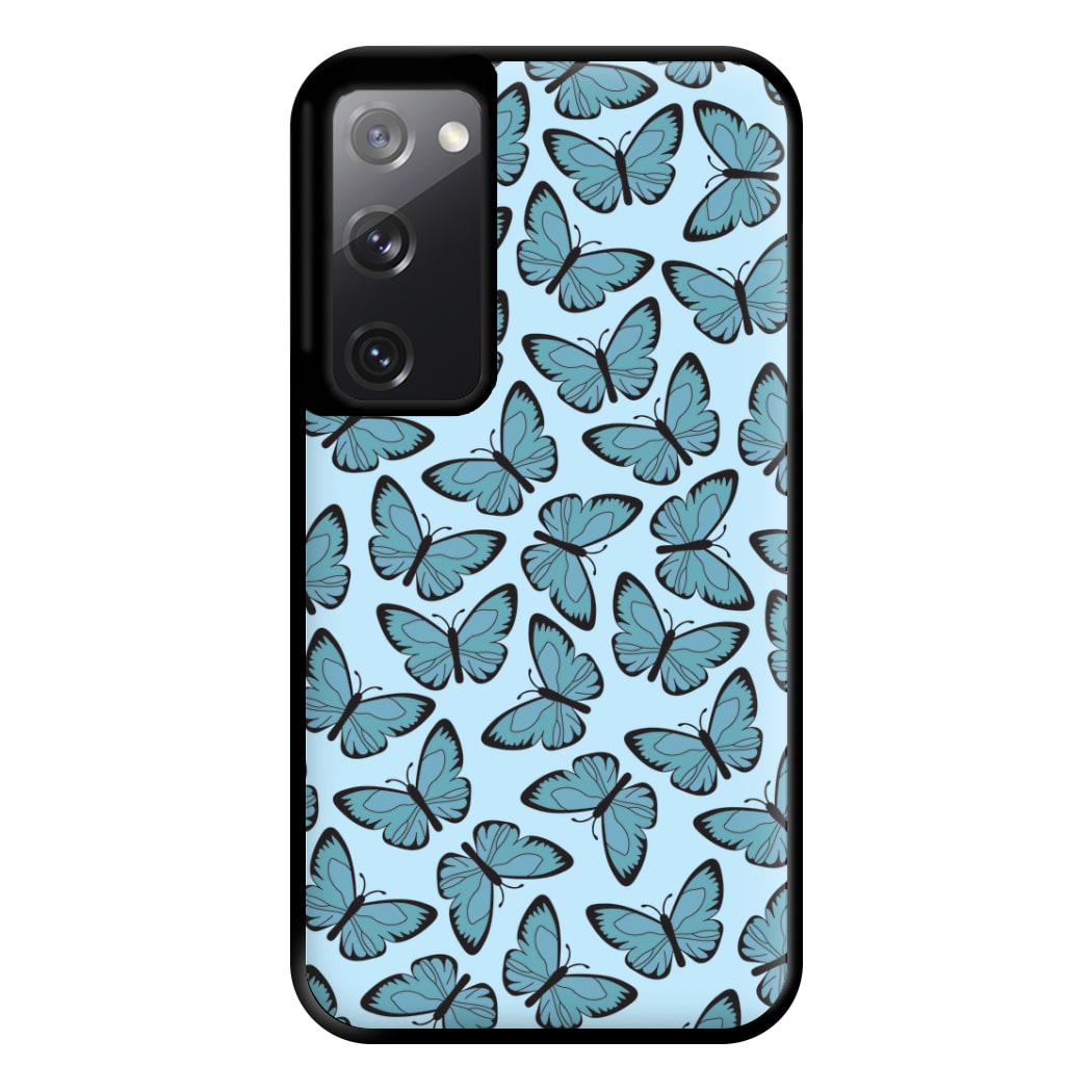 Blue Butterfly - Butterfly Patterns Phone Case for Galaxy S20FE