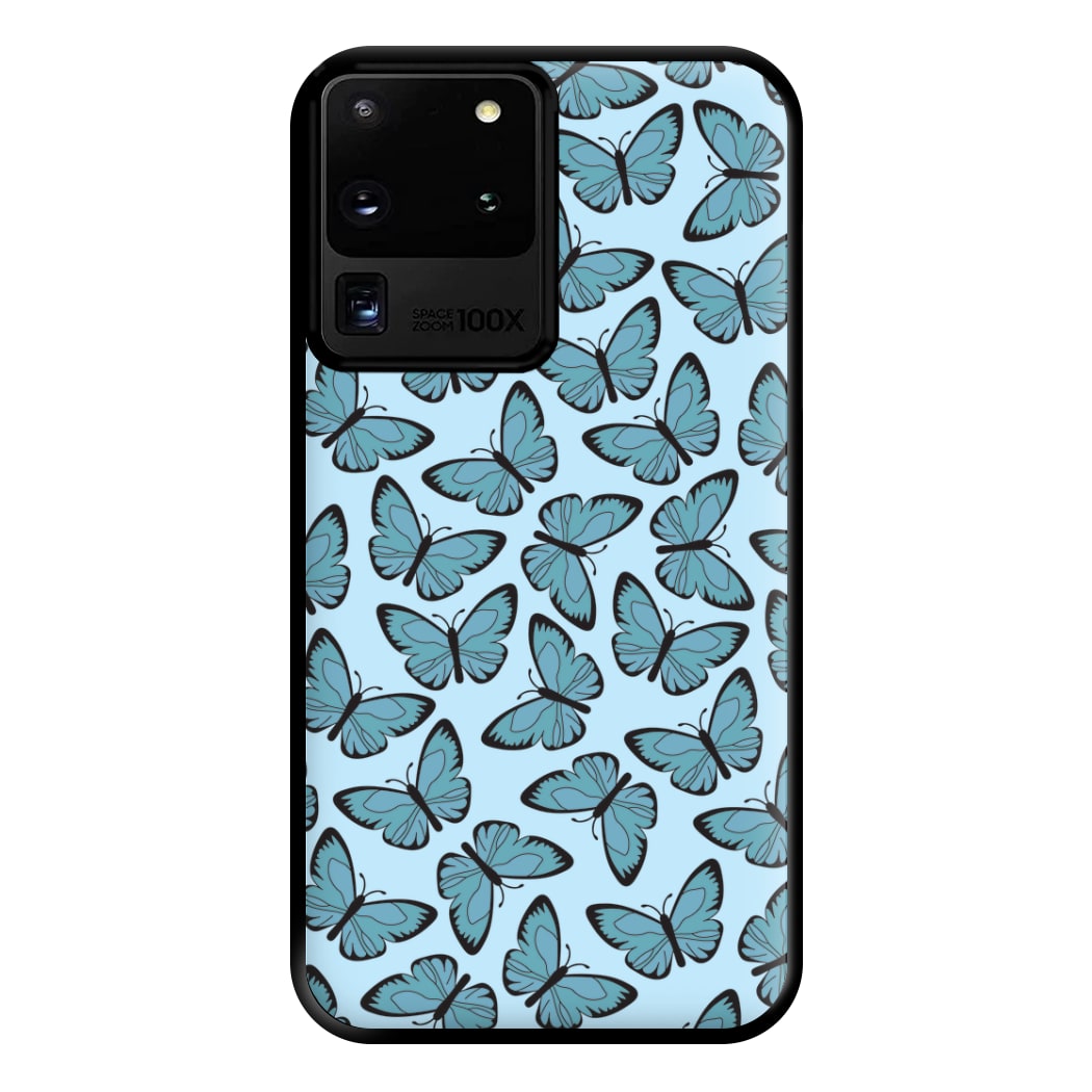 Blue Butterfly - Butterfly Patterns Phone Case for Galaxy S20 Ultra