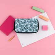 Blue Butterfly - Butterfly Patterns Pencil Case 3