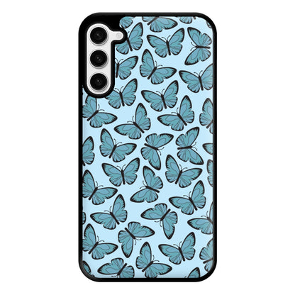 Blue Butterfly - Butterfly Patterns Phone Case for Galaxy S23 Plus