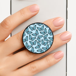 Blue Butterfly - Butterfly Patterns Phone Grip