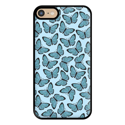 Blue Butterfly - Butterfly Patterns Phone Case for iPhone 6 / 7 / 8 / SE