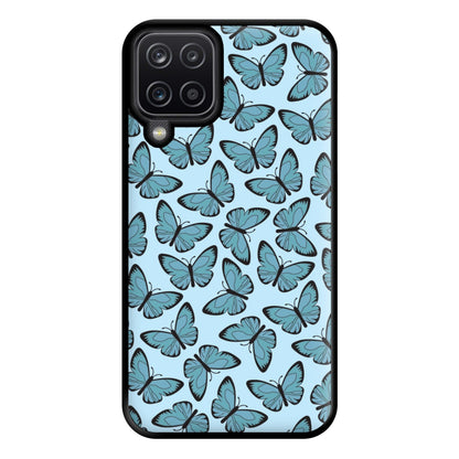 Blue Butterfly - Butterfly Patterns Phone Case for Galaxy A12