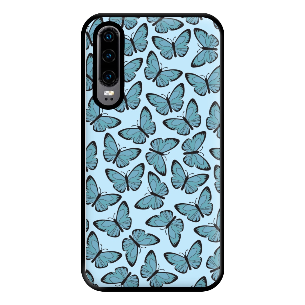 Blue Butterfly - Butterfly Patterns Phone Case for Huawei P30